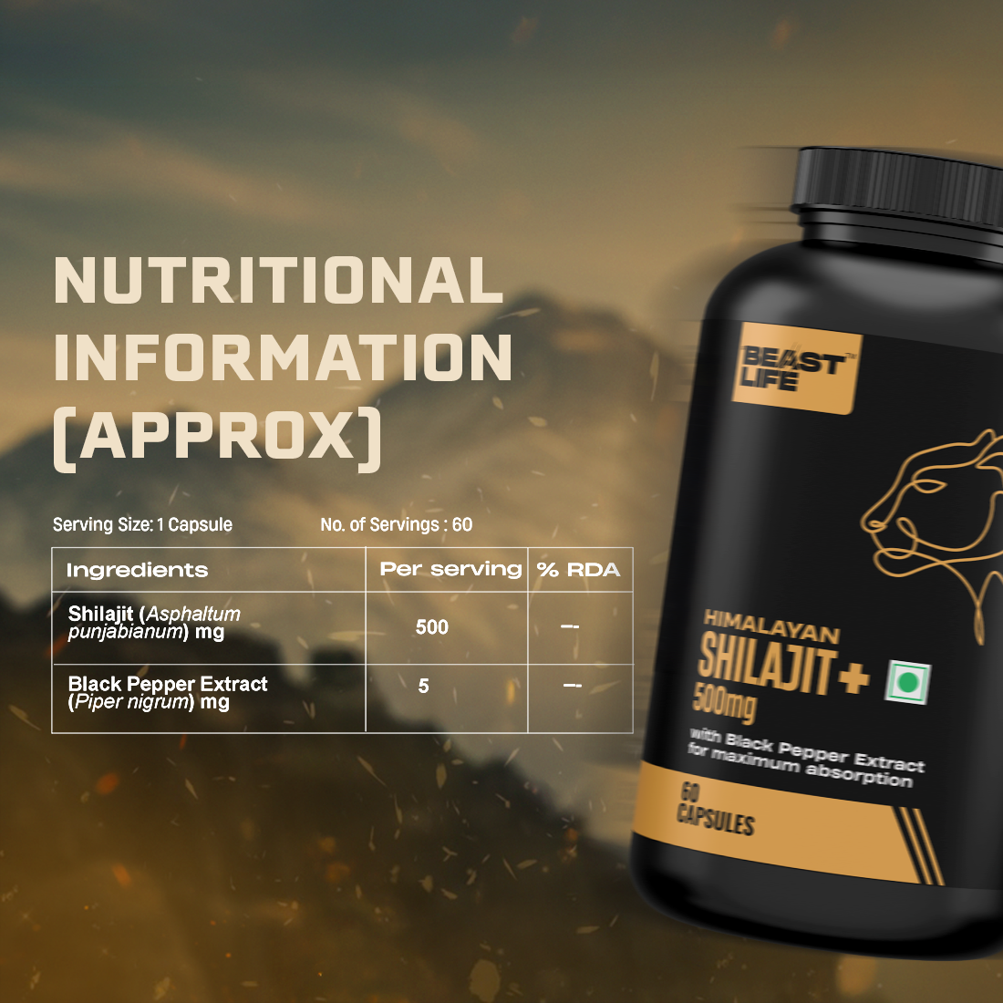 Lonust HIMALAYAN SHILAJIT+ CAPSULES 60N