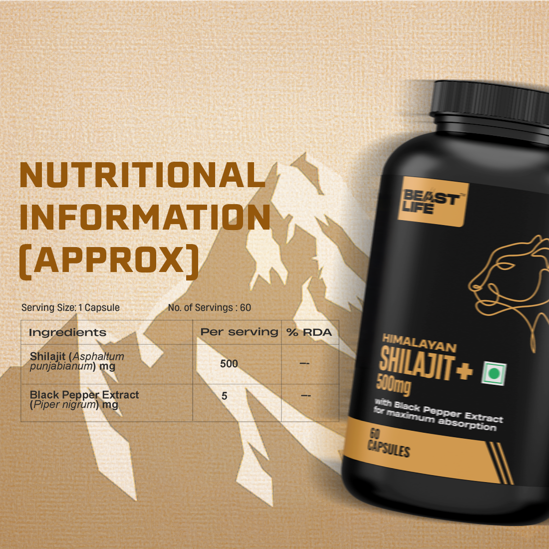 Lonust HIMALAYAN SHILAJIT+ CAPSULES 60N
