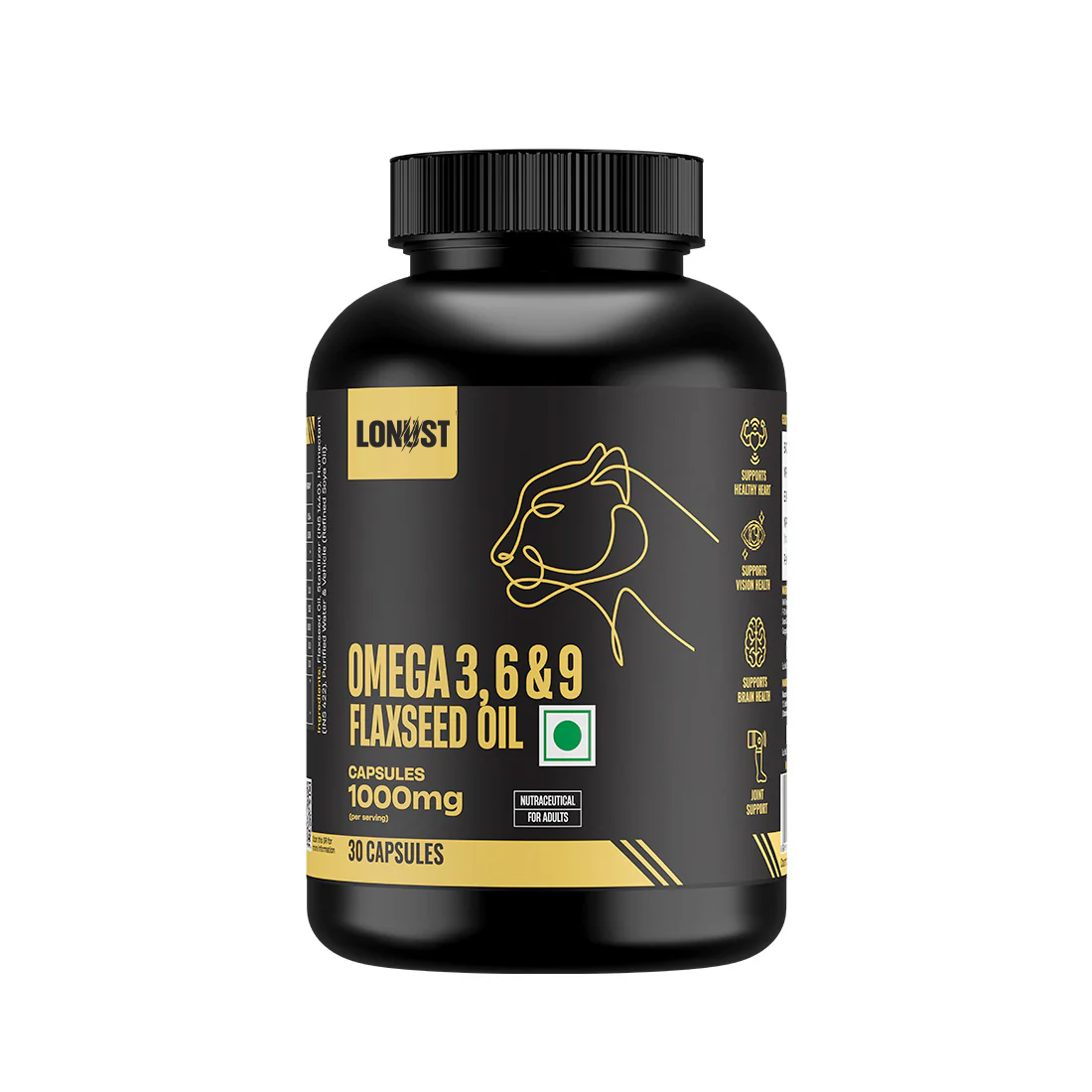 Lonust 3X Strength Veg omega 3 6 9