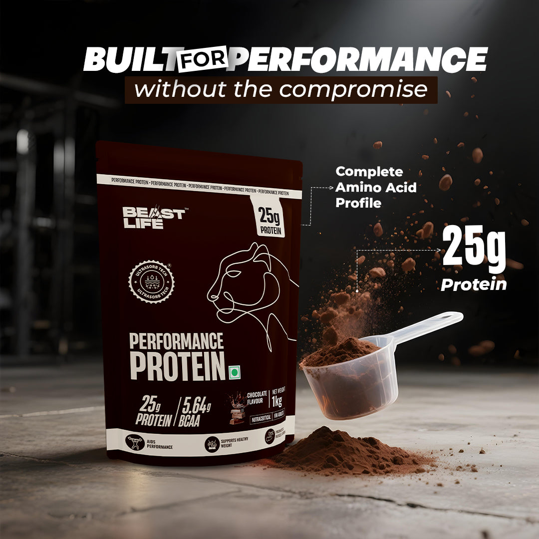 Lonust Performance Protein with Ultrasorb Tech | 1kg | Chocolate